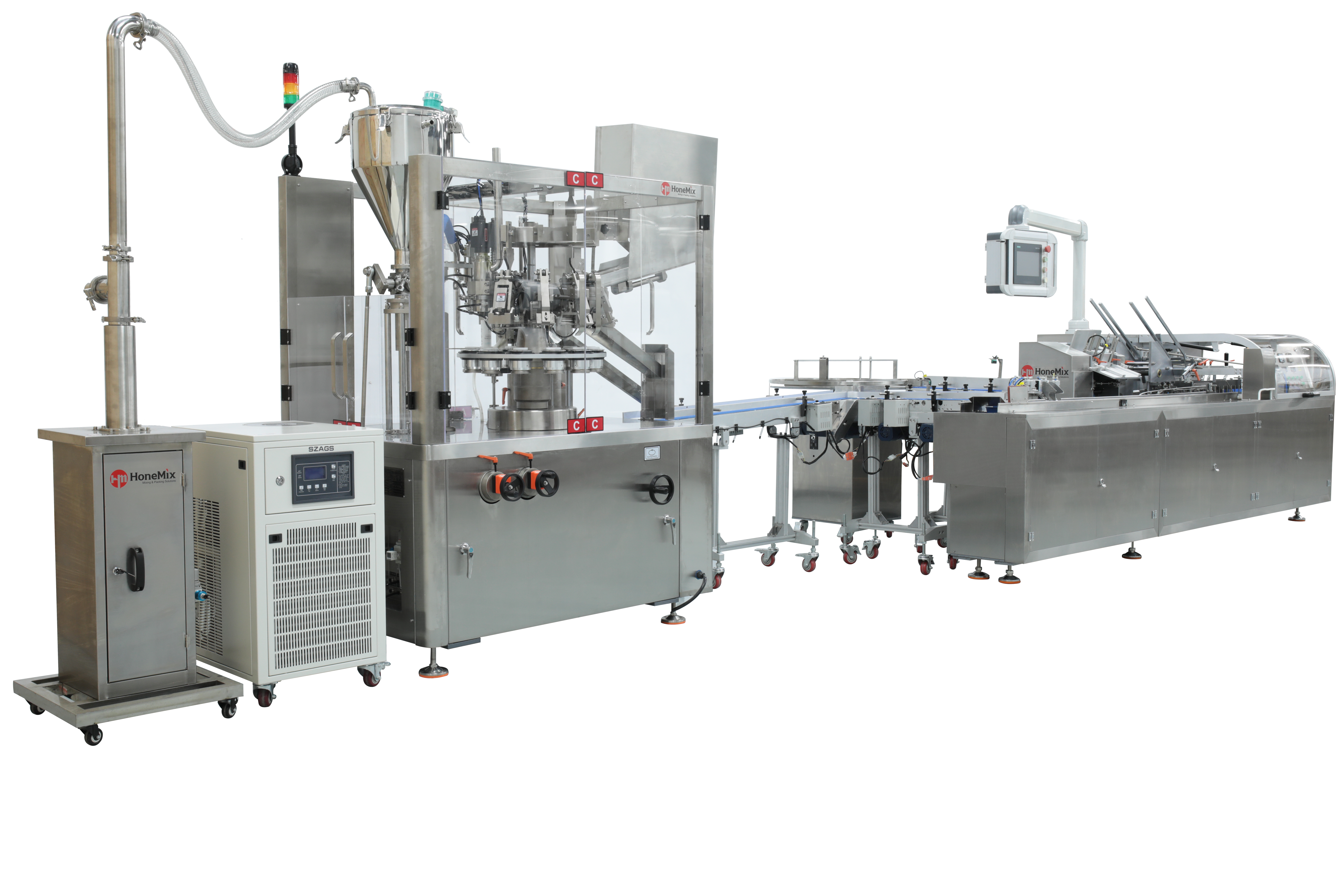 tube sealing machine tube-filling-machine