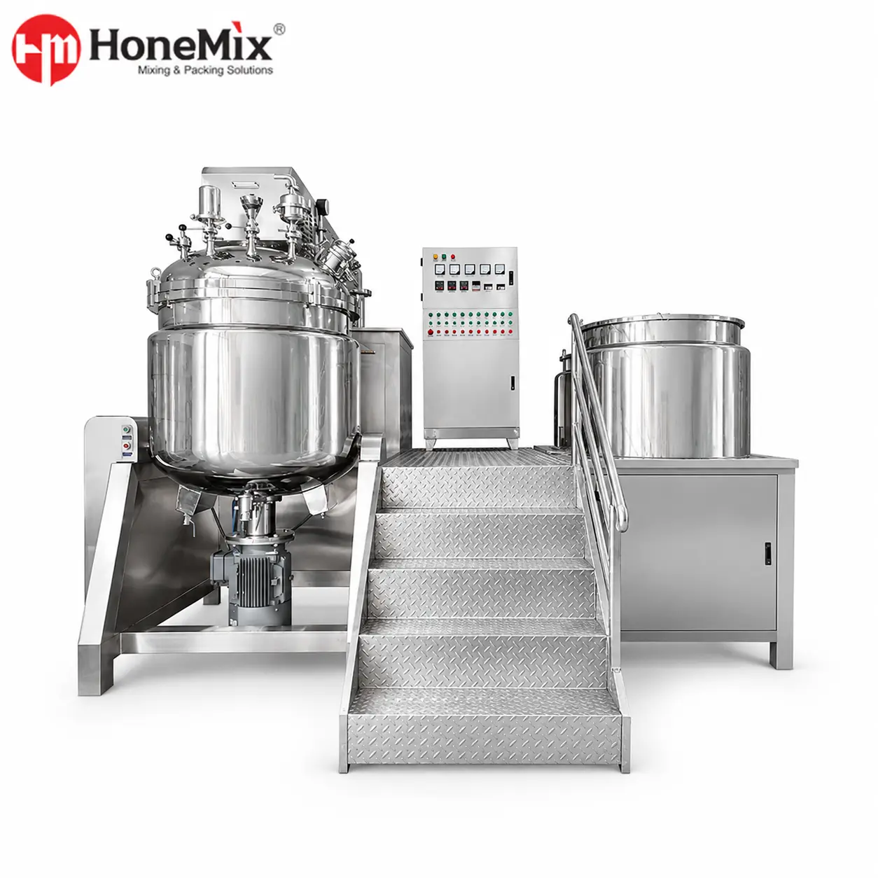 HVE-BLT Vacuum Emulsifying Mixer with Hydraulic Lift