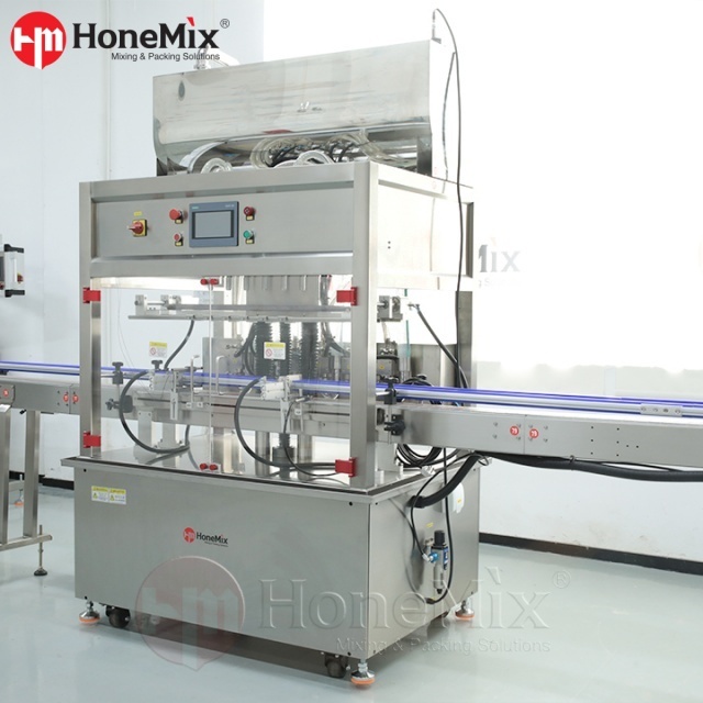 Honemix-Automatic-Gear-Pump-Filling-Capping-Machine-Front-View