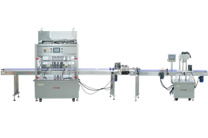 HY-AFM Automatic Gear Pump Filling Capping Production Line