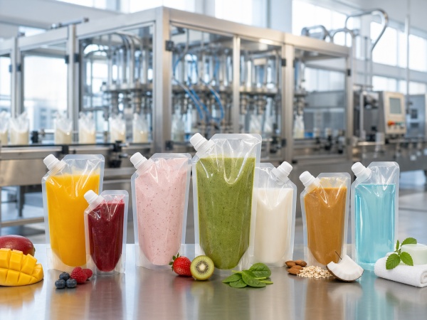 Spout Pouch Filling & Capping