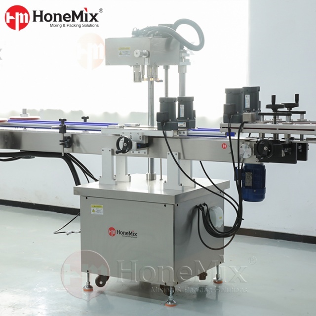 Honemix-Automatic-Screw-Capping-Machine-With-Conveyor