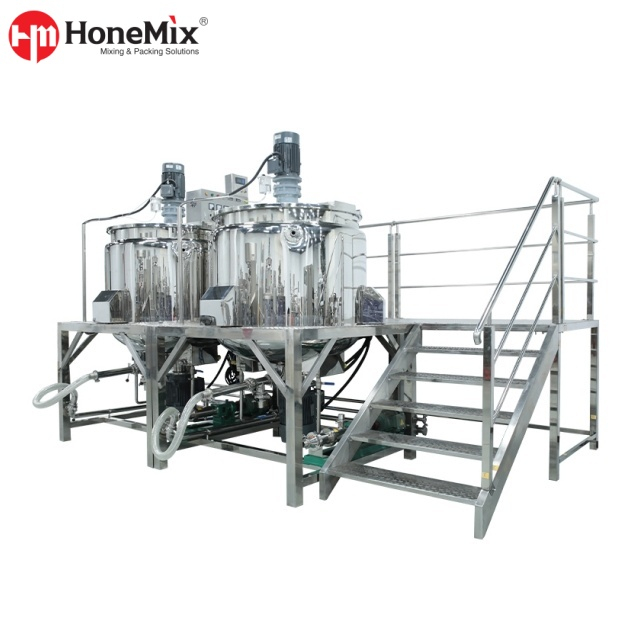 Honemix-SUS316L-Hygiene-Grade-Liquid-Homogenizer-Mixer-Complete-System