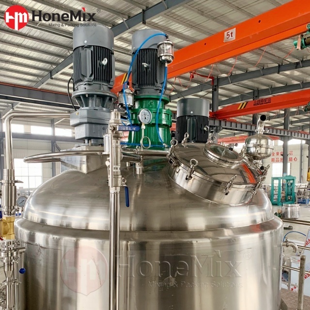 Honemix-Stainless-Steel-Vacuum-Toothpaste-Mixer-With-Top-Agitator-System