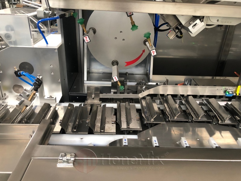 Honemix-Dual-Head-Tube-Filling-And-Sealing-Machine-Rotary-Station-Close-Up