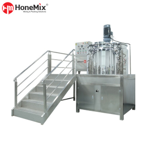 Stainless-Steel-Double-Jacket-Homogenizer-Mixing-Tank-With-Platform