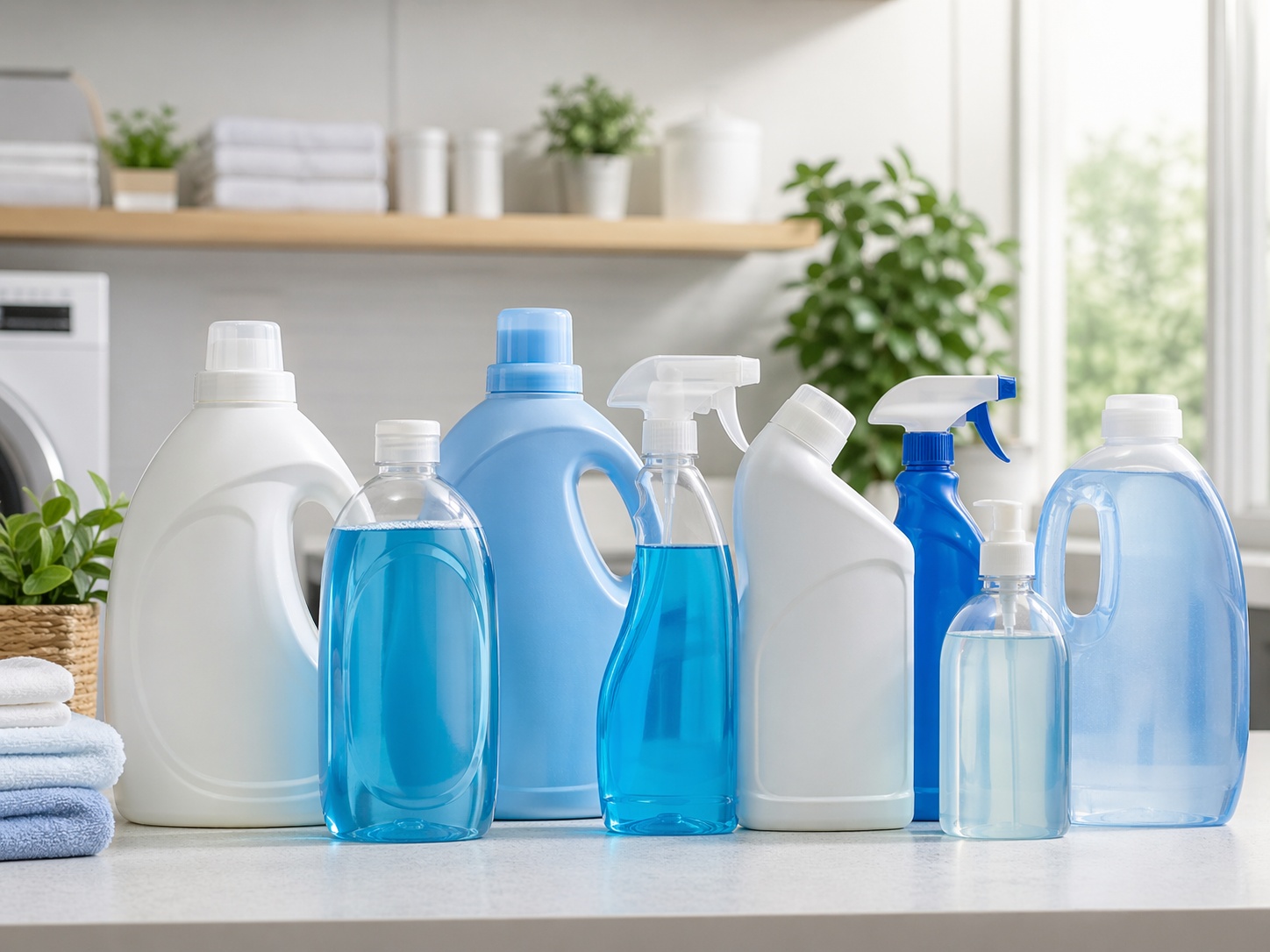 Hand wash and sanitizer blending