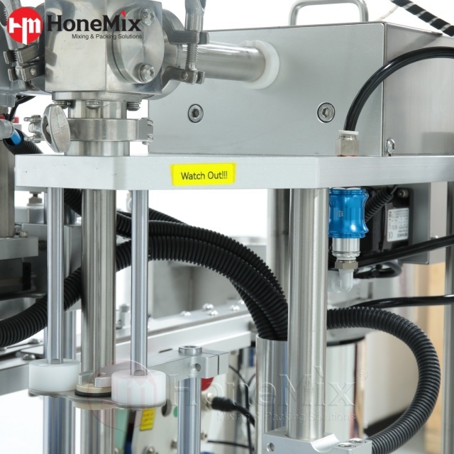 Honemix-Mascara-Filling-Machine-Frame-And-Working-Area-Detail