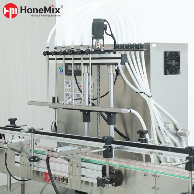 Honemix-Automatic-Bottle-Filling-And-Capping-Equipment-Side-View