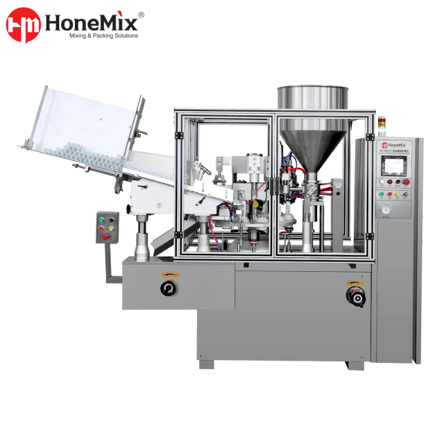 Honemix-HY-A400-Automatic-Tube-Filling-And-Sealing-Machine-Side-View
