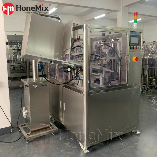 Honemix-Hy-Utf-Automatic-Ultrasonic-Tube-Filling-Sealing-Machine-Angled-View