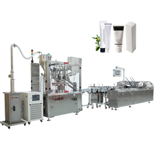 HY-A100 Automatic tube filler with box cartoning machine