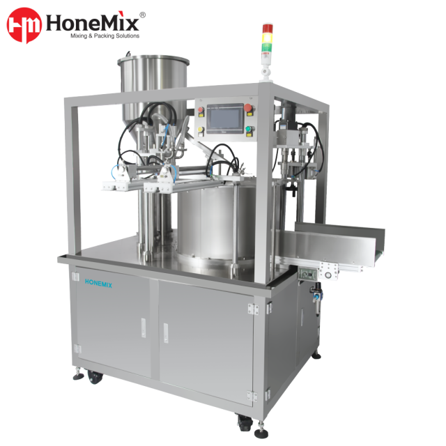 HONEMIX-SPF-C-Spout-Pouch-Filling-Capping-Machine