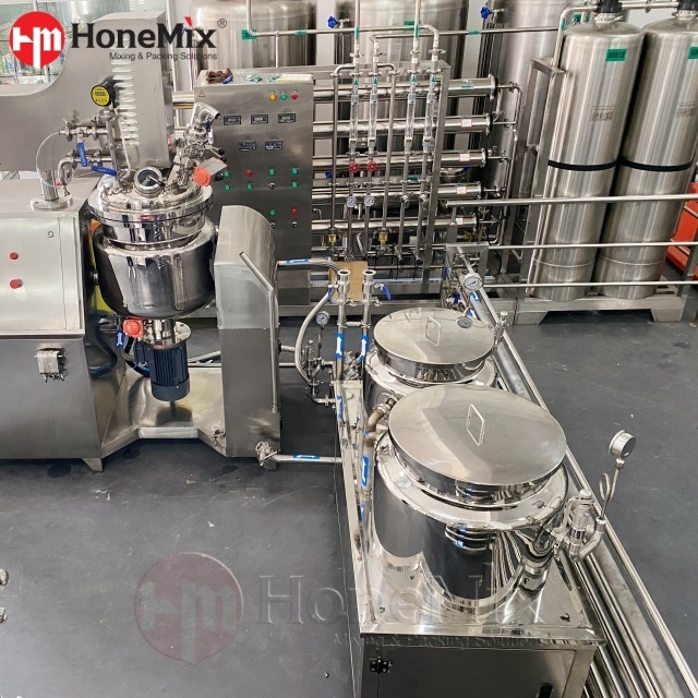 Honemix-Hydraulic-Vacuum-Emulsifier-For-Paste-Overall-Machine-View