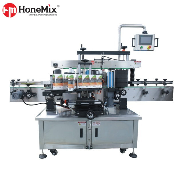 HONEMIX-Automatic-Double-Side-Labeling-Machine-Full-Machine-Display