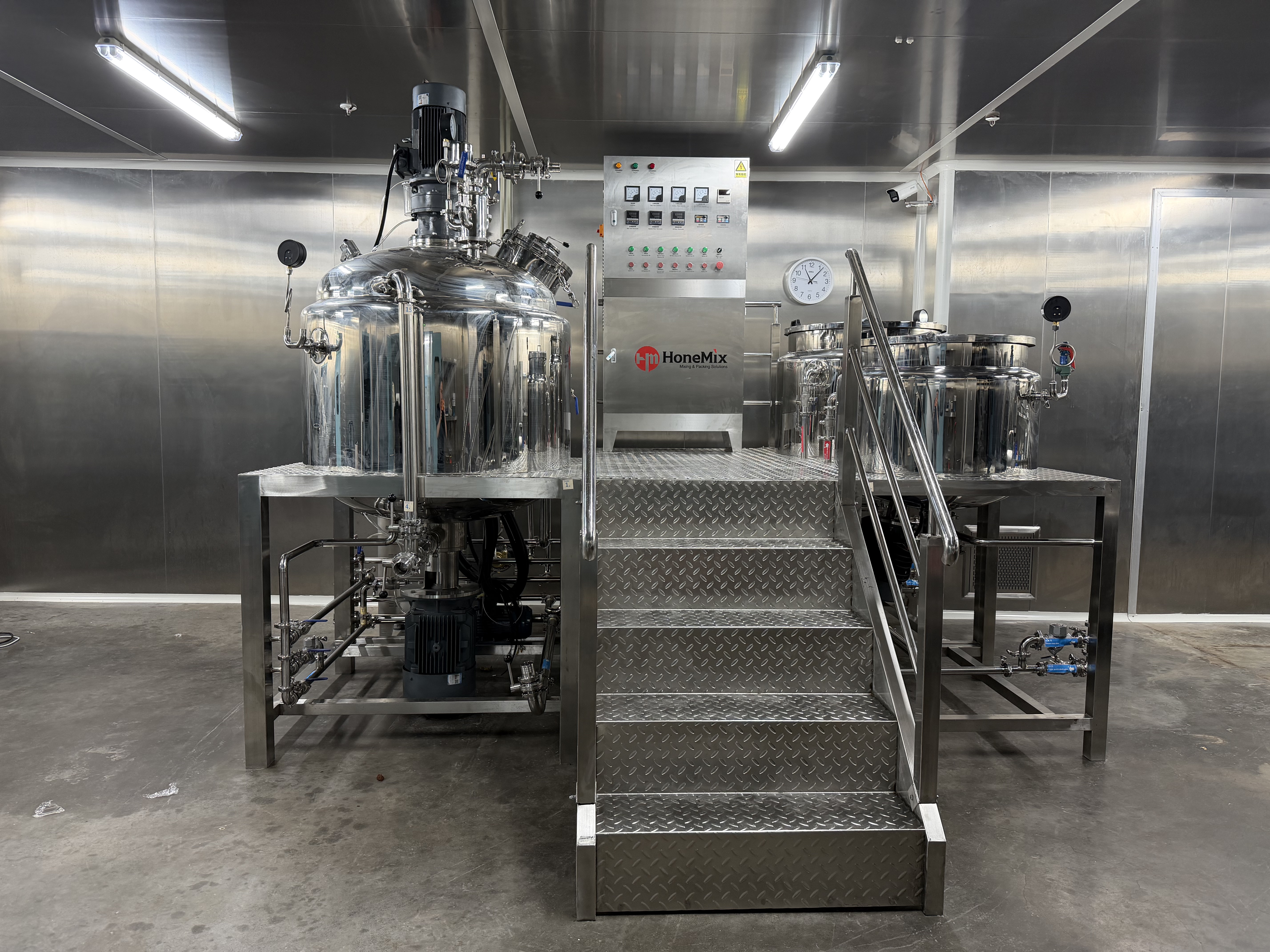 HVE-F Vacuum Homigenizer Emulsifier Mixer