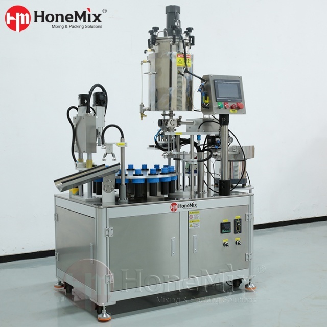 Honemix-Automatic-Mascara-Filling-Machine-Front-Right-View