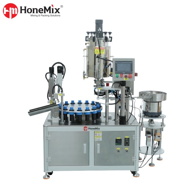 Honemix-Automatic-Mascara-Filling-Machine-Front-Left-View