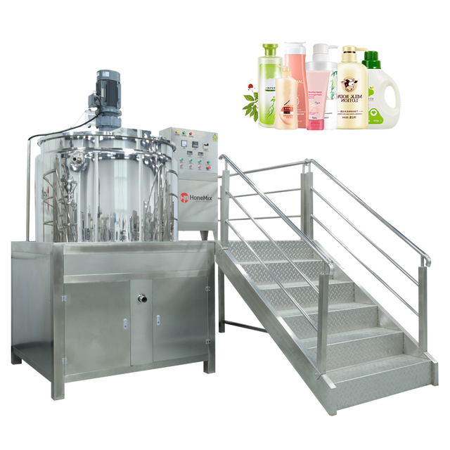 Stainless steel double jacket homogenizer mixing tank