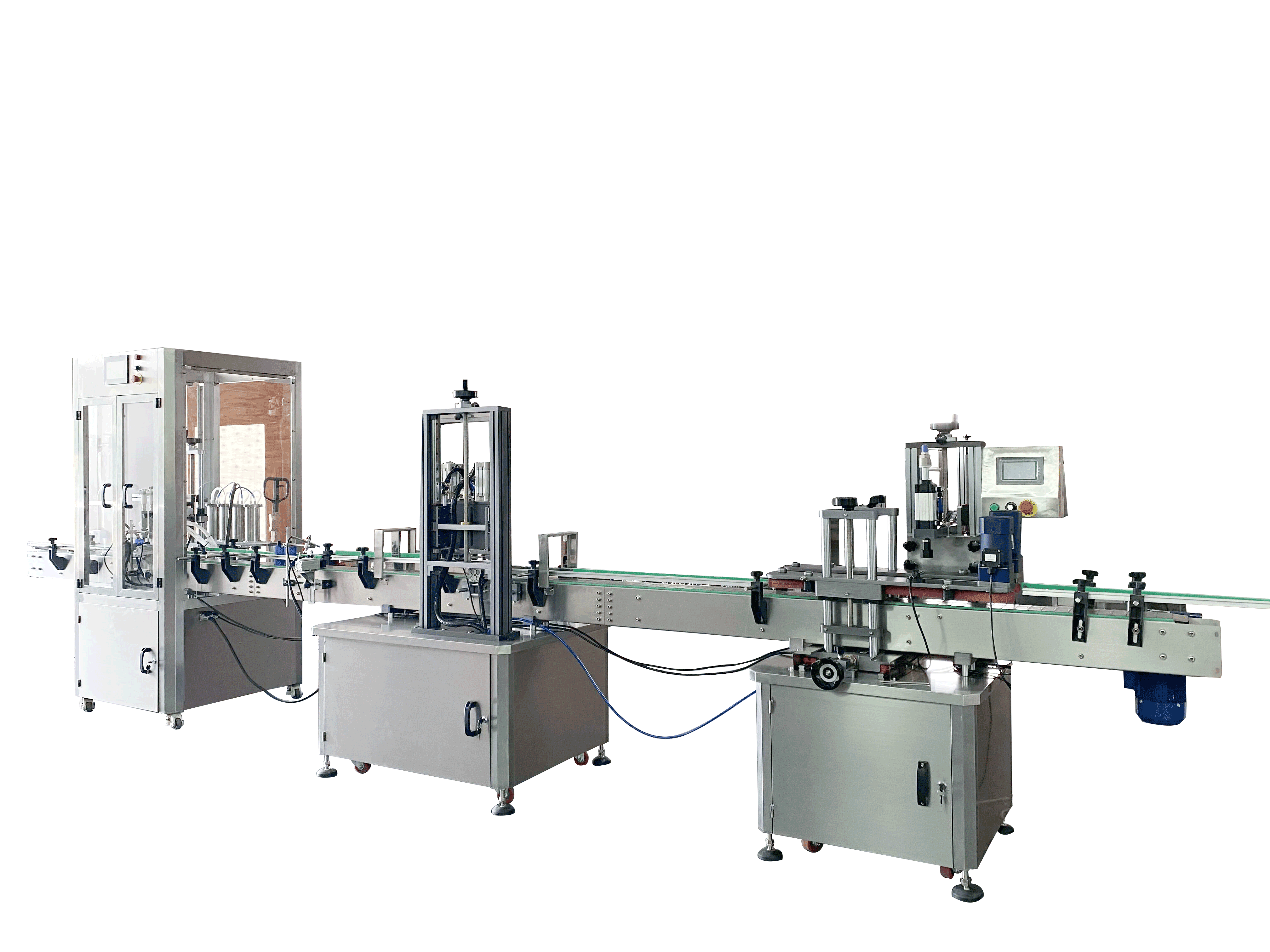 HPM-APF Automatic Perfume Vacuum Filling & Crimping Line 