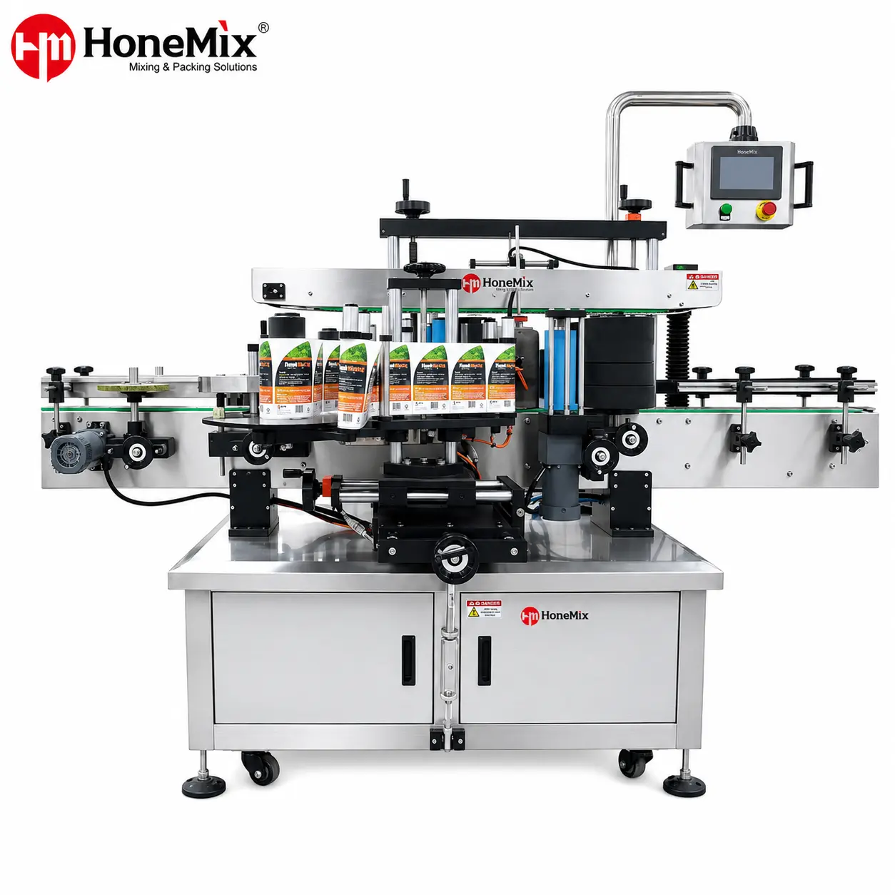 Automatic-Double-Side-Labeling-Machine-Full-Machine