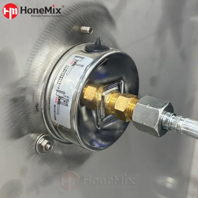 Close-up of the FT-APP cosmetic powder pressing mechanism
