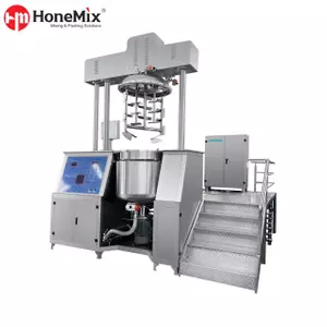 Dual Hydraulic Vacuum Emulsifying Mixer For Cream Production