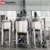 Customized Fixed Type Vacuum Emulsifying Mixer With Main Tank And Auxiliary Tanks