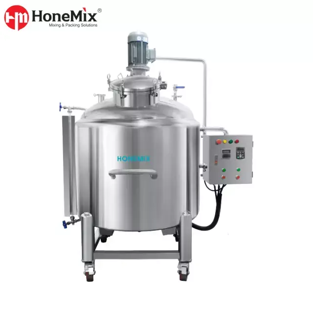 HST-HM Electric Heating Mixing Storage Tank For Shampoo, Liquid Soap, Sanitizer And Cosmetic Liquid Production