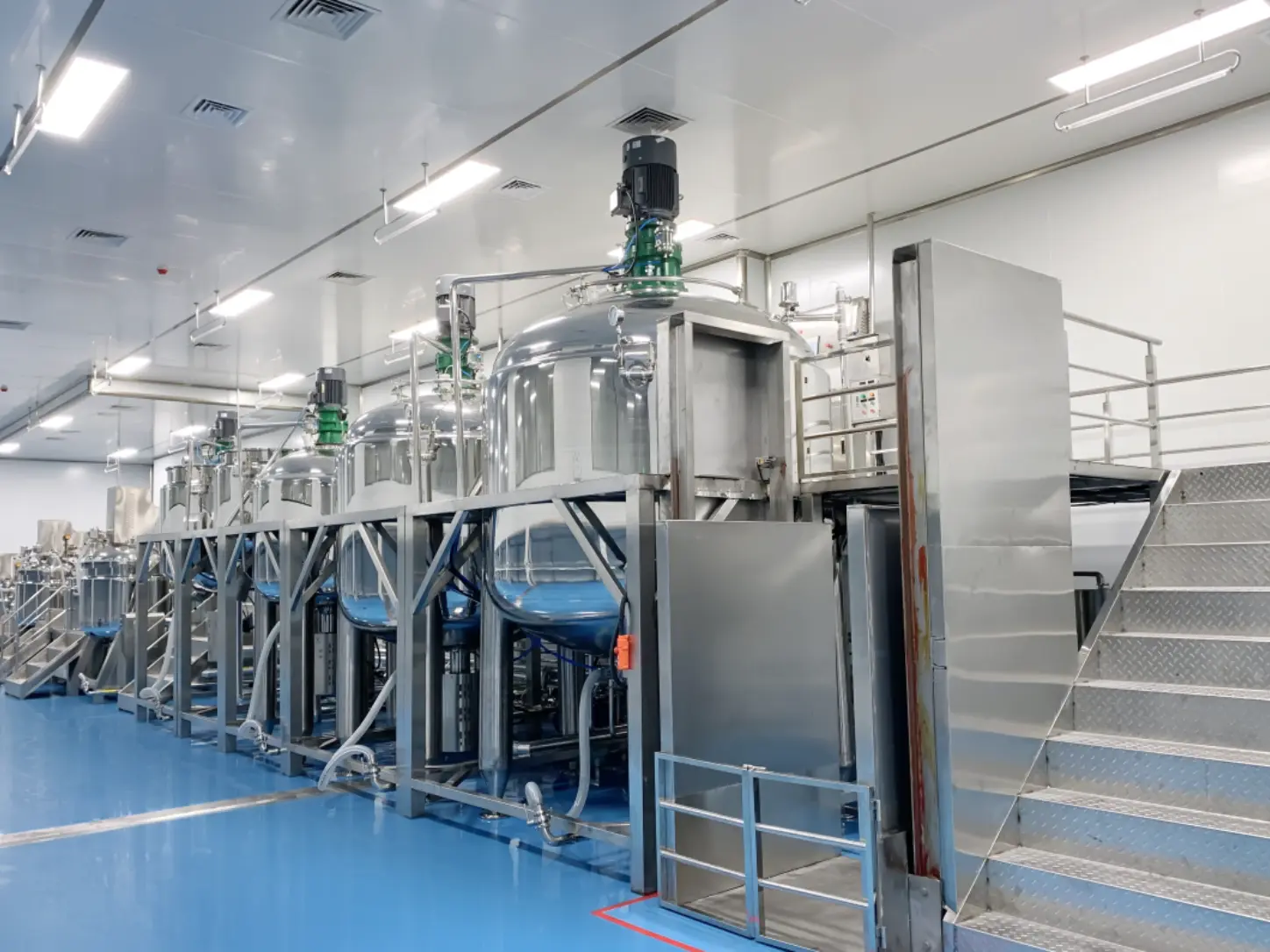 Stainless Steel Mixing Kettle for Turnkey Manufacturing Lines
