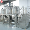 1000L HVE-F fixed vacuum emulsifying mixer with operating platform and phase tanks
