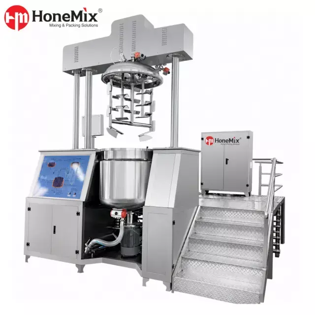 HCM-CF Fixed Type Vacuum Emulsifying Mixer System