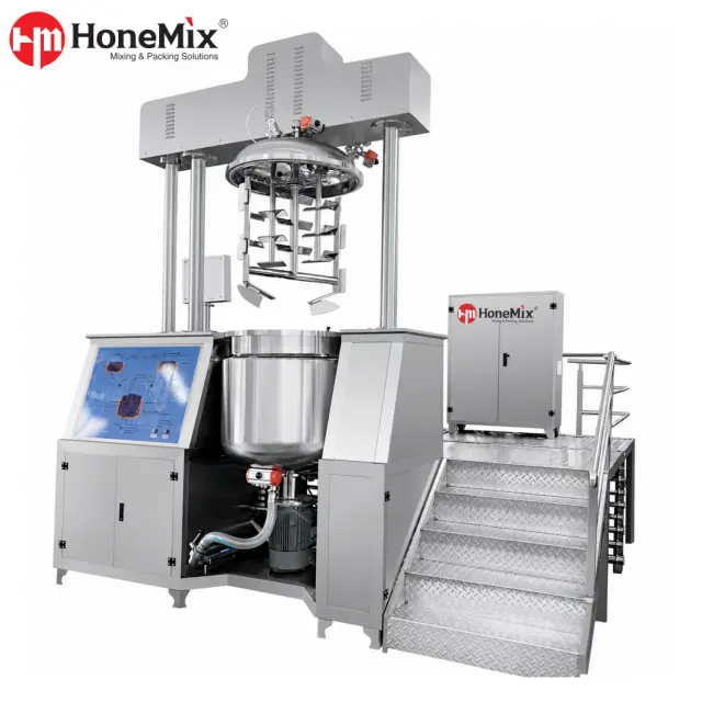 HCM-CF Fixed Type Vacuum Emulsifying Mixer System