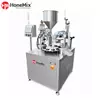 Mesin pengisian tiub separuh automatik HONEMIX dengan corong untuk aluminium plastik dan tiub berlamina