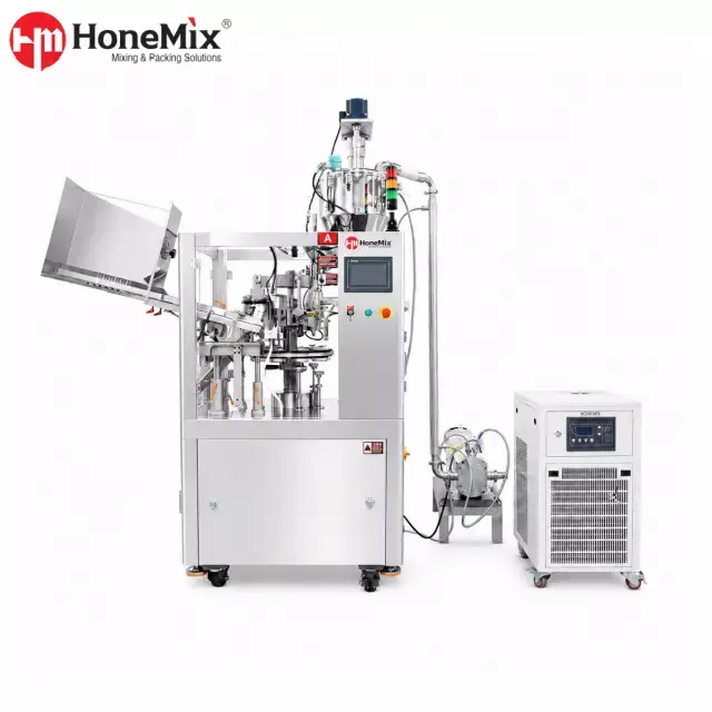 HY-A60-Tube-Filling-And-Sealing-Machine-With-Cooling-Unit