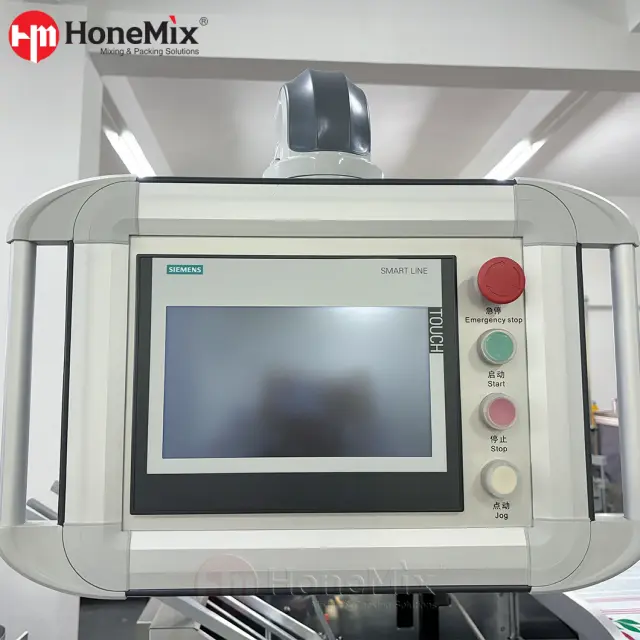 Touch screen control panel of HY-ZHJ-120 automatic horizontal cartoner