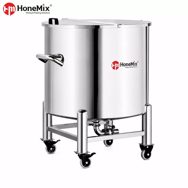 Cuve de stockage &agrave; couvercle ouvert SUS316L pour lotion cr&egrave;me et produits liquides