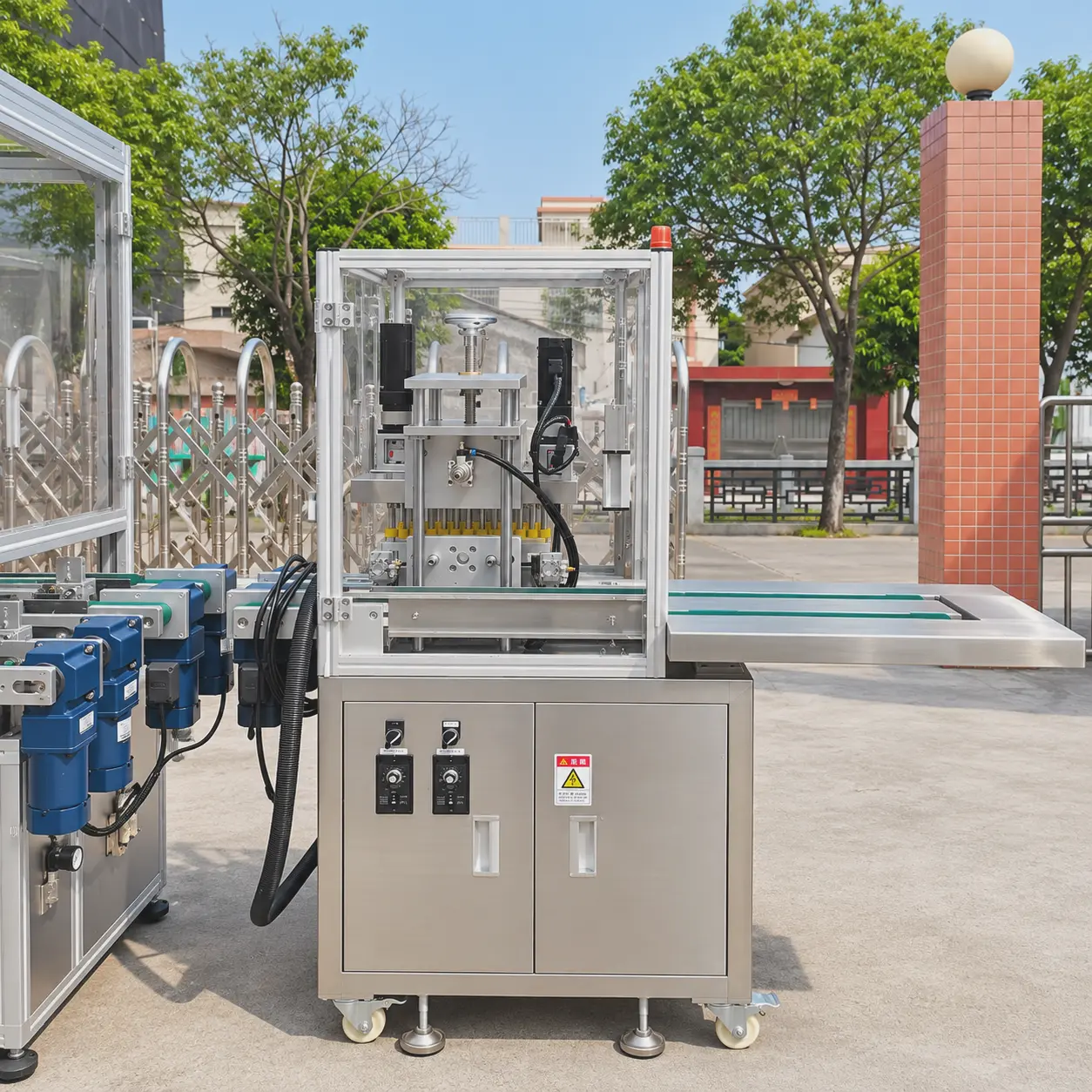 Automatic Lipstick Tube Screw Capping Machine