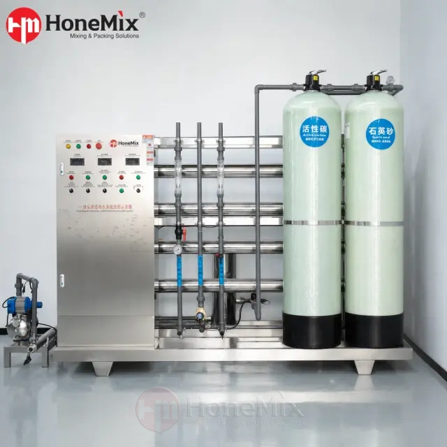 1000L/H Industrial RO Water Purification System with Pretreatment