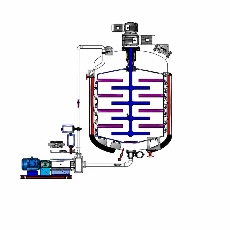 Double Way Mixing & External Homogenizer