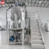 3000L HVE-F fixed vacuum emulsifying system for large-batch production