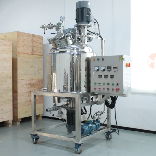 300L Fixed Vacuum Homogenizer Mixer for Cream and Lotion Production