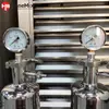 Perfume freezing filtration machine pressure gauges and cooling system