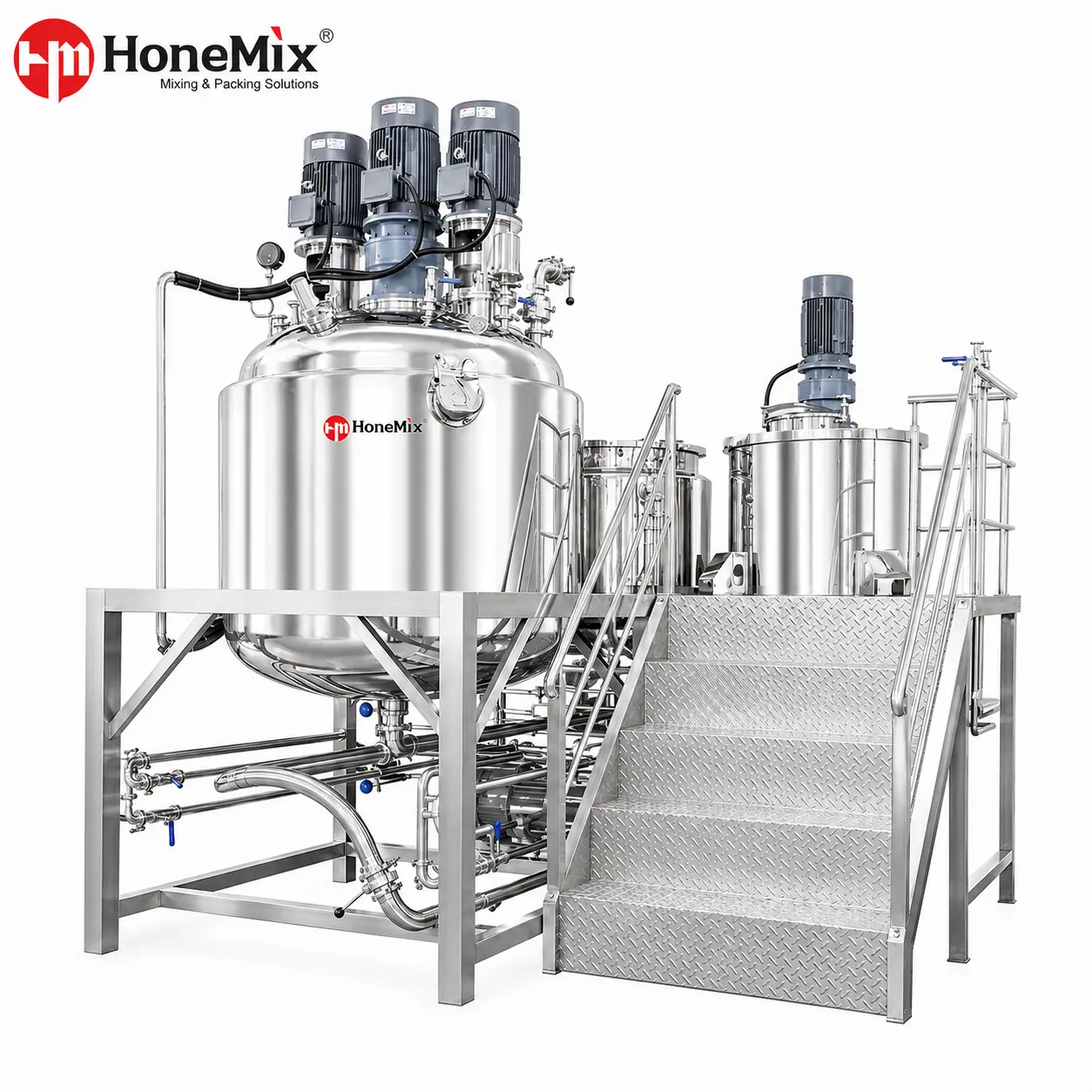 Honemix-Automatic-Vacuum-Dentifrice-Fabrication-Ligne de production
