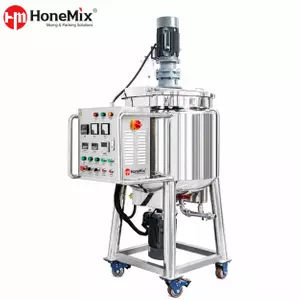 HONEMIX-Mobile-Mixing-Tank-With-Control-Box-And-Stainless-Steel-Frame