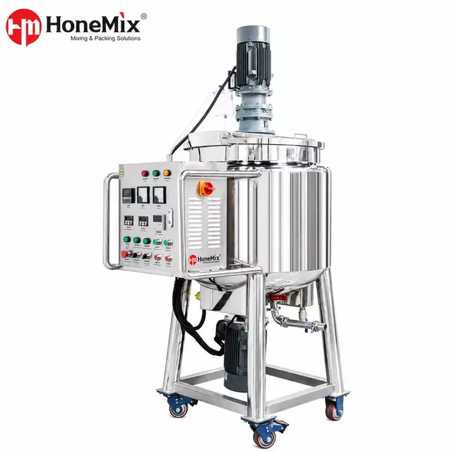 HONEMIX-tanque-de-mezcla-m&oacute;vil-con-caja-de-control-y-marco-de-acero-inoxidable