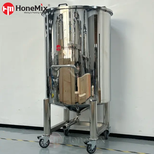 HST-OL Stainless Steel Storage Tank Interior For Cosmetic Cream Storage