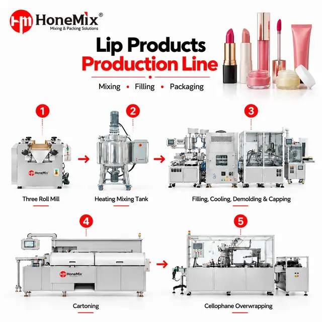 Comprehensive Lip Products Turnkey Plant Solution