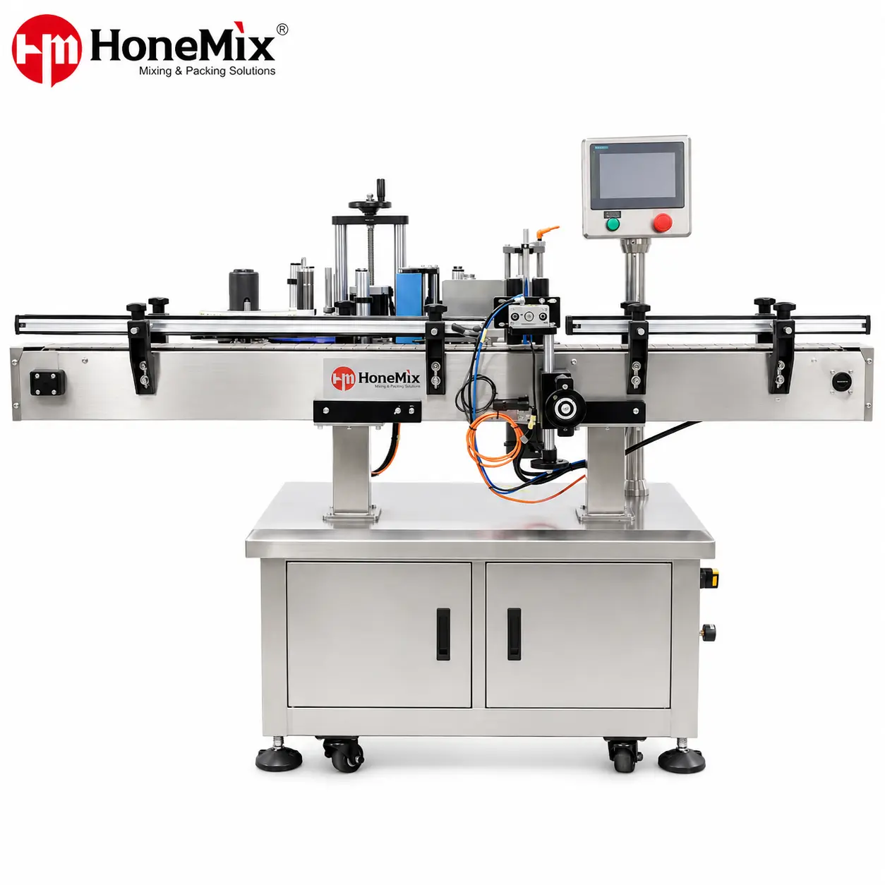 Wrap-Around-Round-Bottle-Labeling-Machine