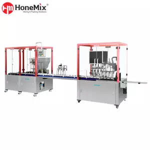 Honemix-Liquid-And-Cream-Cycle-Filling-Line-Full-Machine-Display